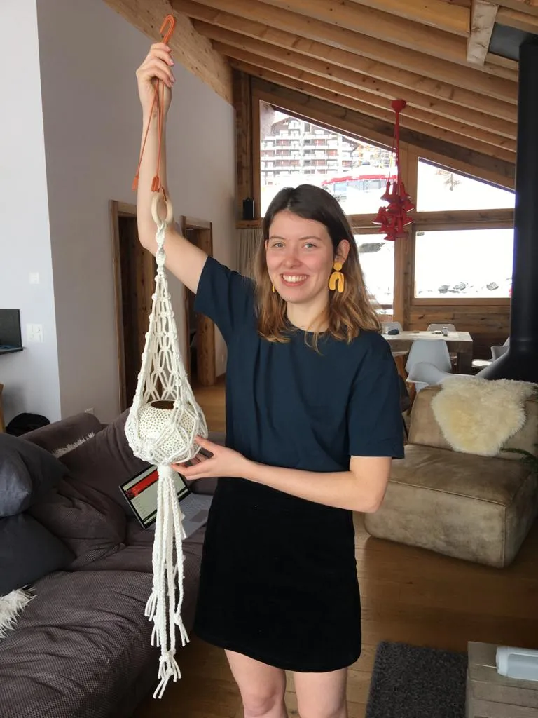 My favourite hanger that I made for myself, my grandma and a best friend.