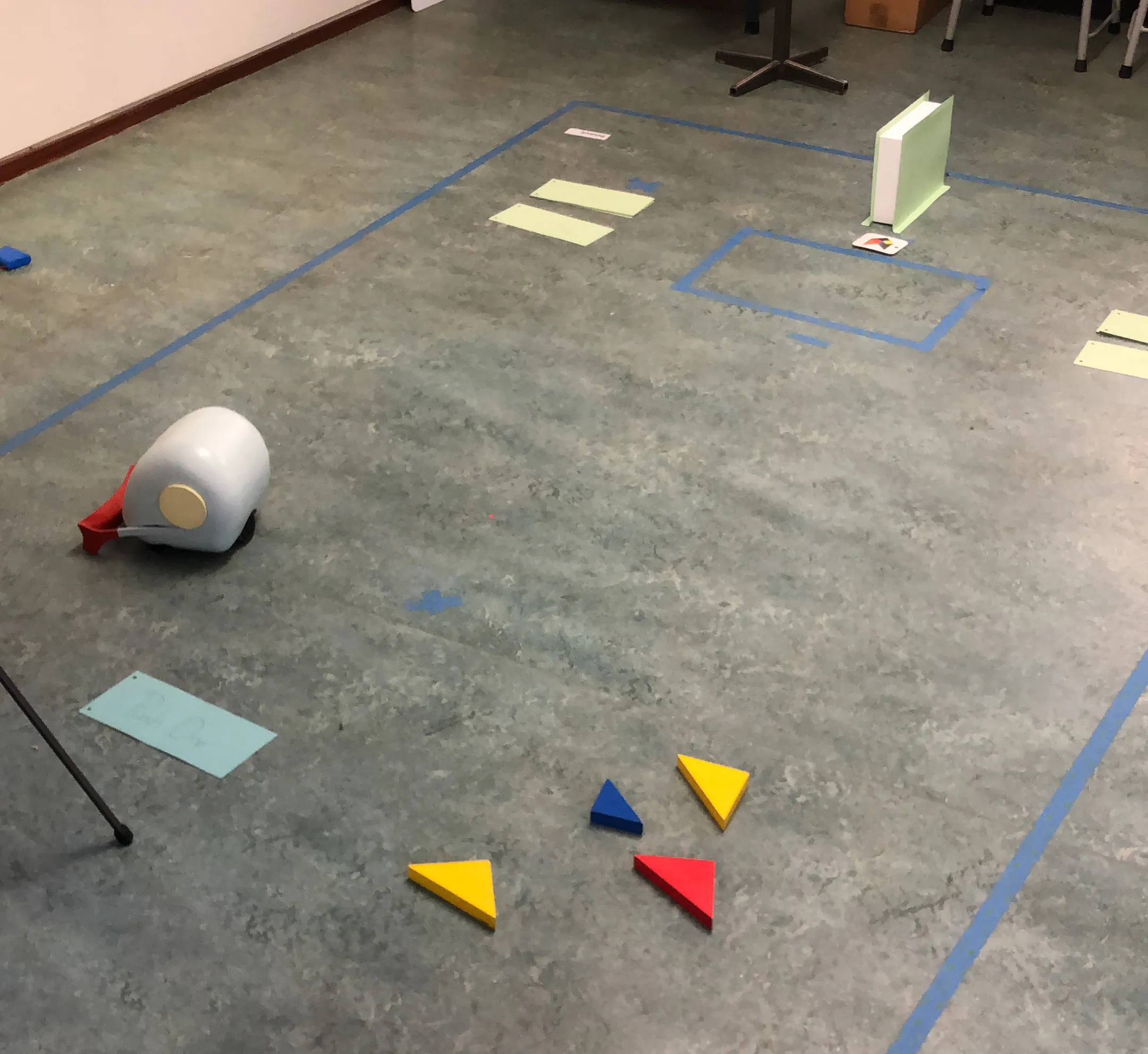 This is what the experiment set up looked like.