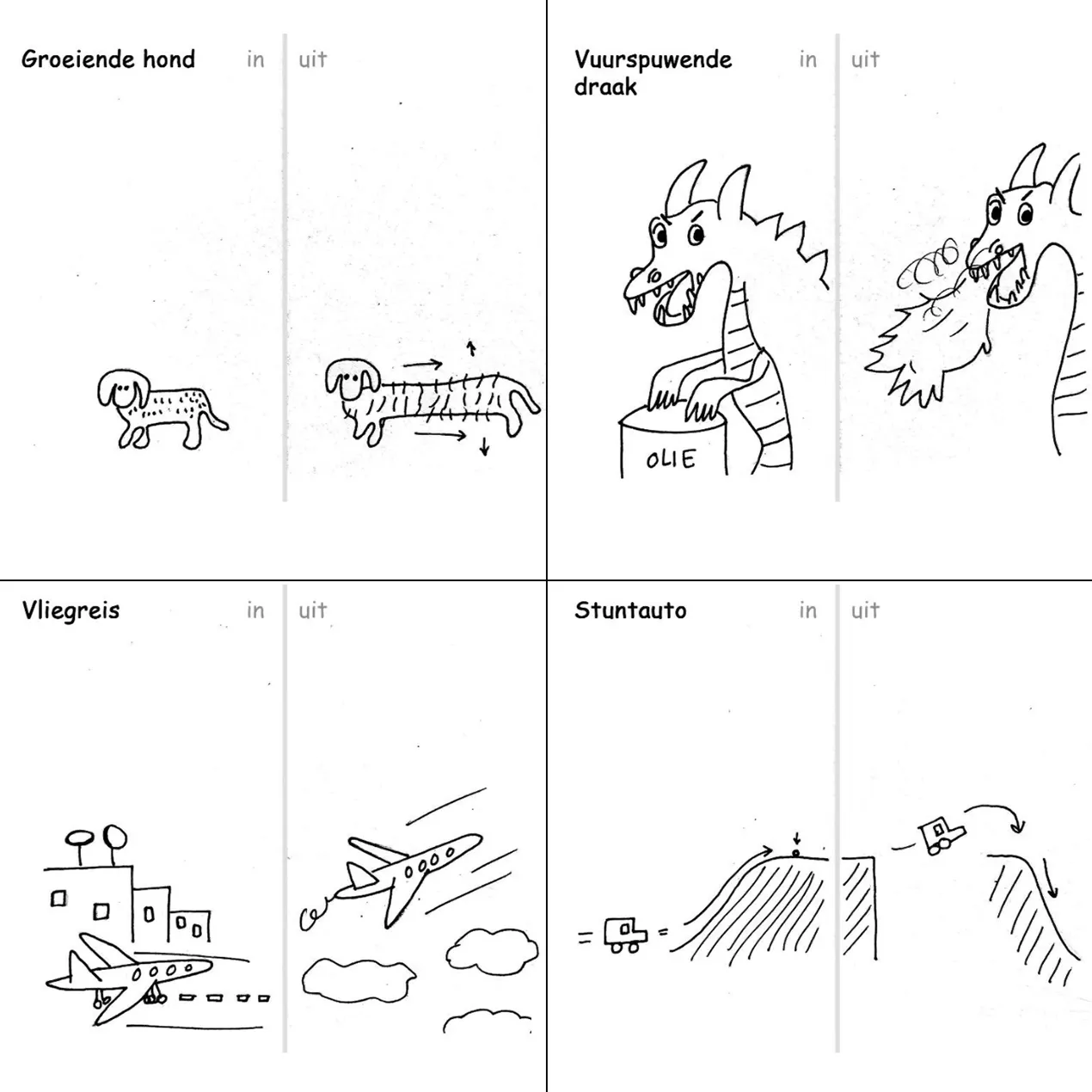 A few of the 20 chosen metaphors that were brainstormed about.